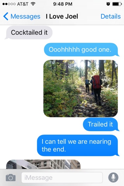 Trailed it