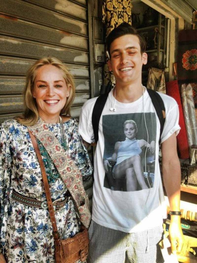 When Sharon Stone Finds You Wearing 'Basic Instinct' Tee