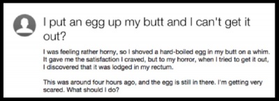 This Person Who Couldn't Lay an Egg