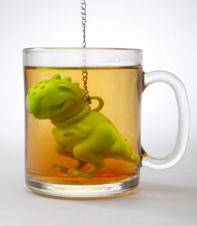 ‘Tea-Rex’ takes a Bath