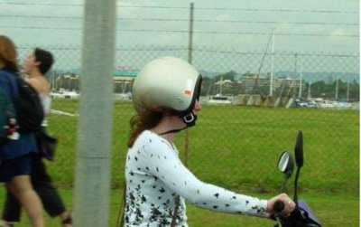 That's Not How You Wear a Helmet