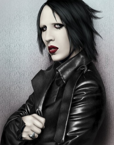 Marilyn Manson vs. A security guard