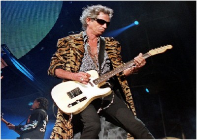 Keith Richards's Middle Finger