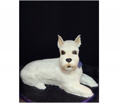 White Dog Cake