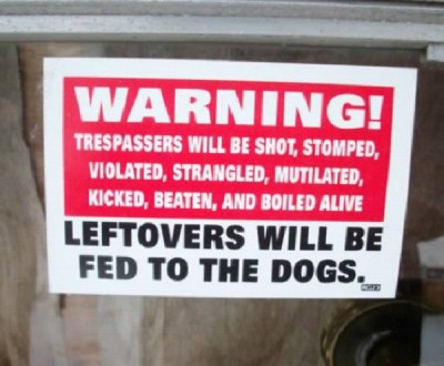 Leftovers Fed To Dogs