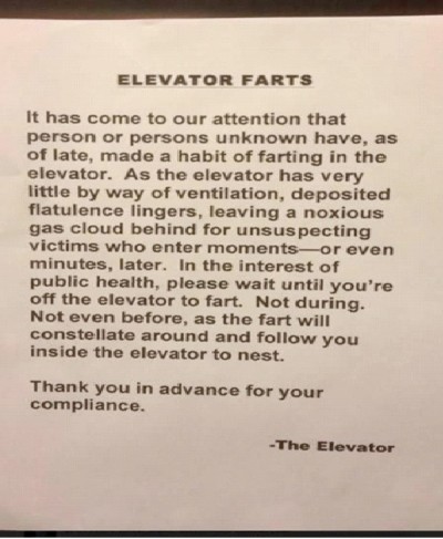 Elevator Farts
