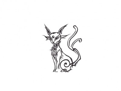 Pokemon Cat Tattoo Design