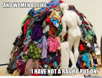 Never having anything to wear