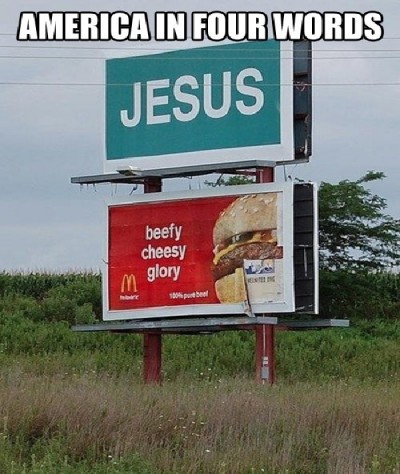 Religious burger