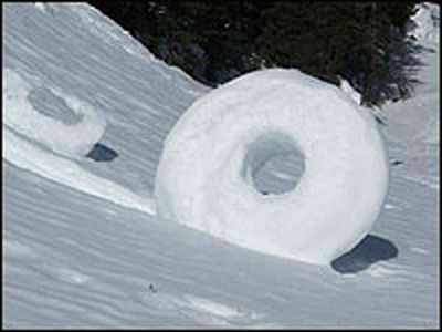 Snow donuts