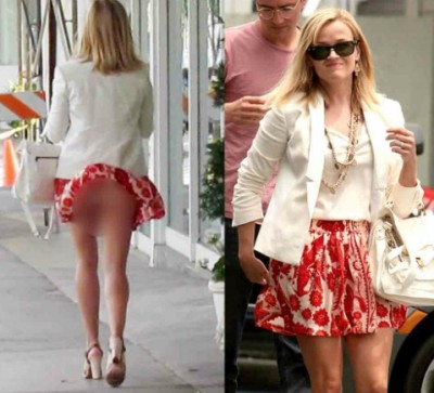 Renee Zellweger being caught out