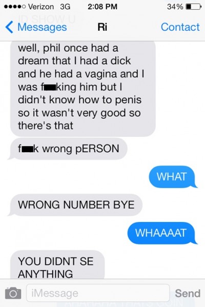 An awkward explanation