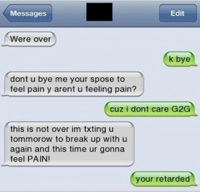 Breaking up on a daily basis