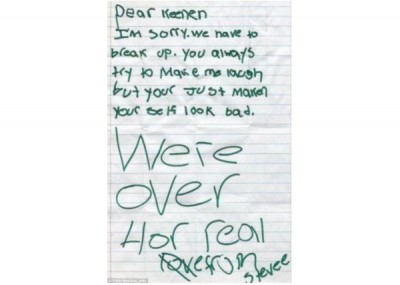 Stupid Break-Up Apology