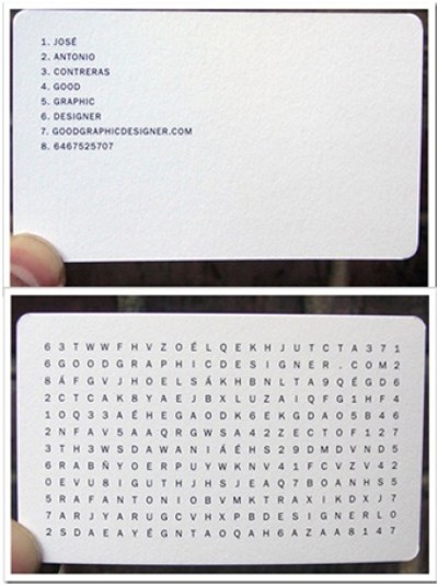 Find A Word Business Card