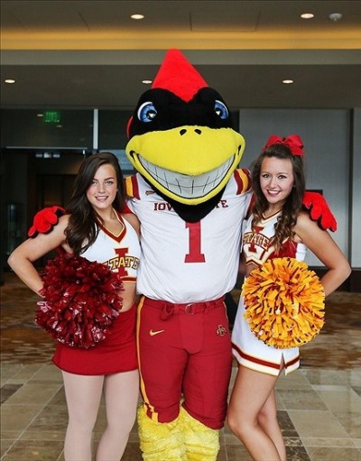 A bird in the hand..is worth two cheerleaders