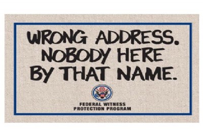 Wrong Door Doormat