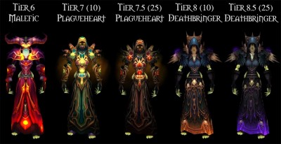 World of Warcraft - Warlock outfits