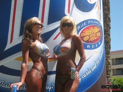 Lite beer..leaves nothing to the imagination