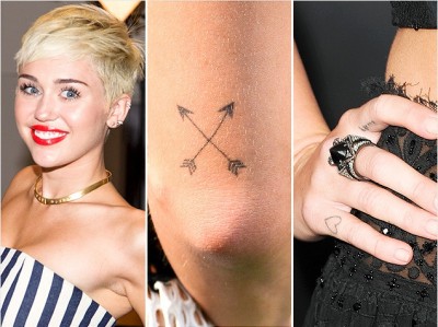 Miley Cyrus and her tattoos