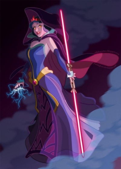 She looks evil