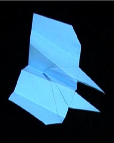 Paper plane throwing