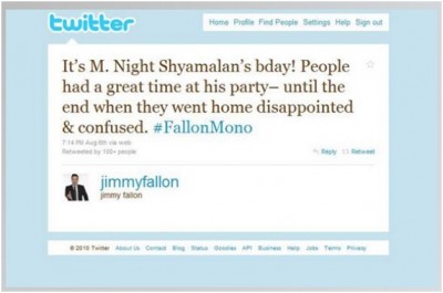 Jimmy Fallon's Jab at M. Night Shyamalan