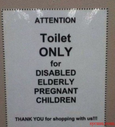 Where on Earth You Will Find Disabled Elderly Pregnant Children?