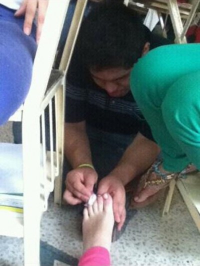 Get those toes clean