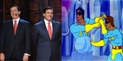 Stephen Colbert And Steve Carrell As The Ambiguously Gay Duo