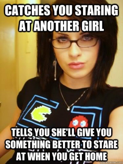 She doesn't get mad??