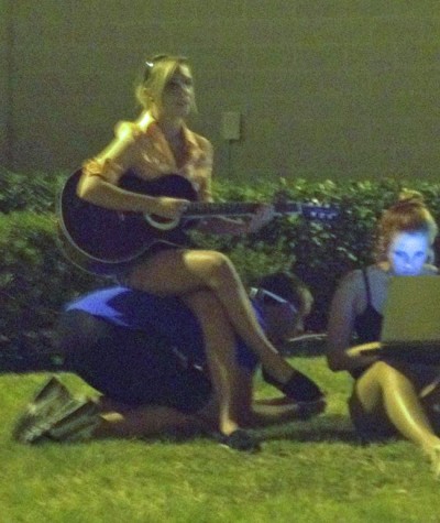 A chair for band practice
