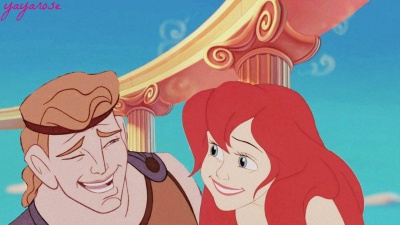 Ariel and Hercules are Cousins