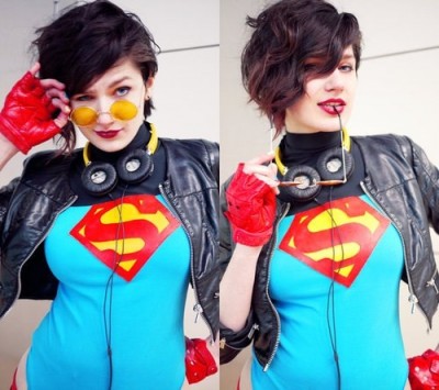 A rock Supergirl