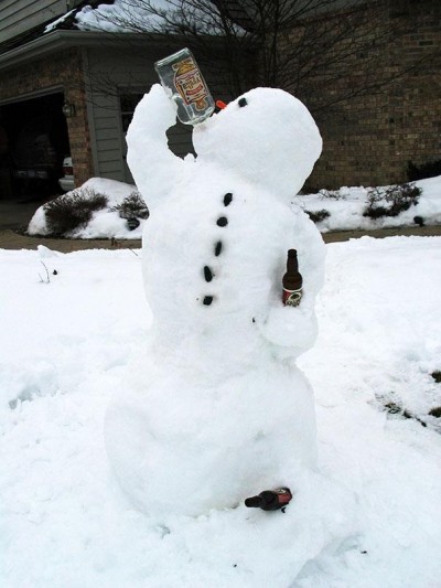 Getting drunk
