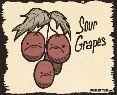 Sour grapes