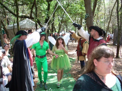 Peter Pan and Tinker Bell Wedding