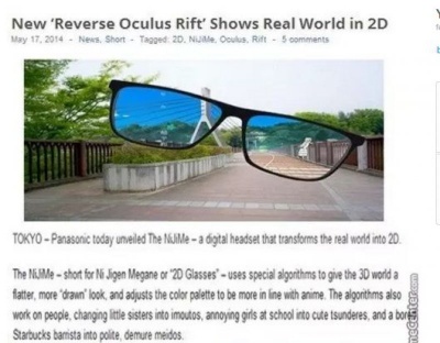 Watch World in 2D with These Glasses