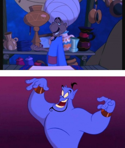 Peddler Character in Aladdin was Planned to Reveal as Genie