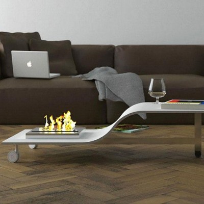 Modern Firepit Coffee Table