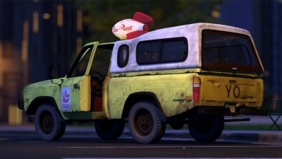 Pizza planet delivery truck