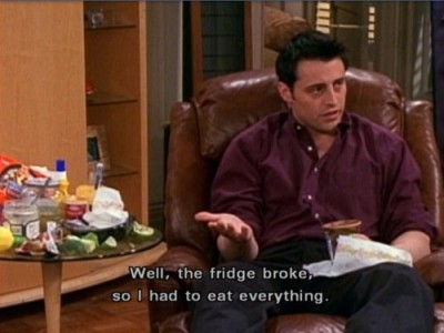 We approve of Joey's logic