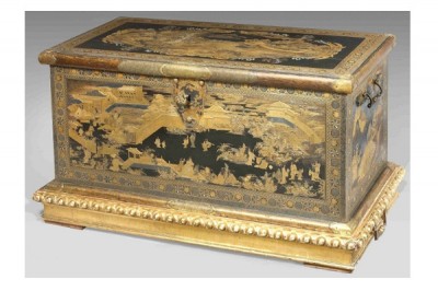 TV Stand Seventeenth Century Japanese Box