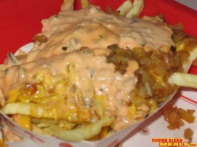 Animal style fries