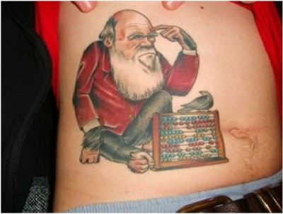 Monkey Santa Tattoo