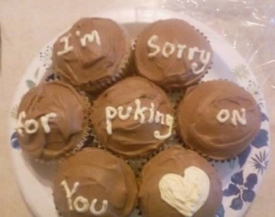 With cakes?