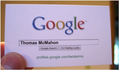 Google Me Business Card