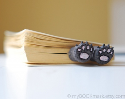 Kitty Paws Bookmark