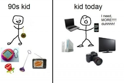 90s kid vs kids today