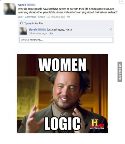 Women are nosy